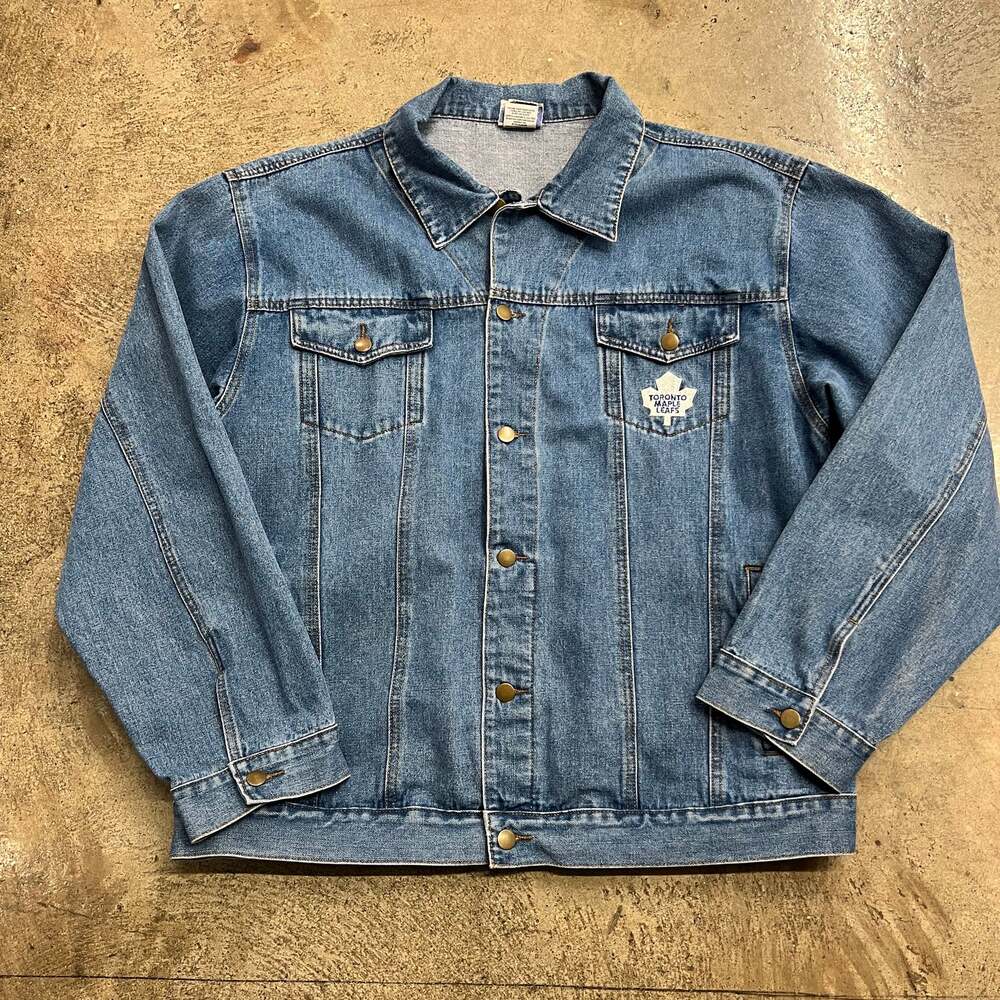 Vintage Toronto Maple Leafs Denim Jacket